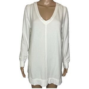 Soft Surroundings White V-Neck Pullover Tunic